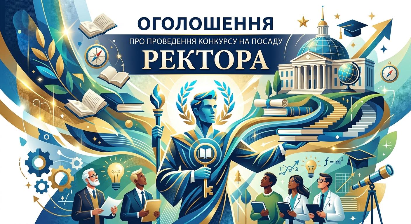 ОГОЛОШЕННЯ про проведення конкурсу на посаду ректора